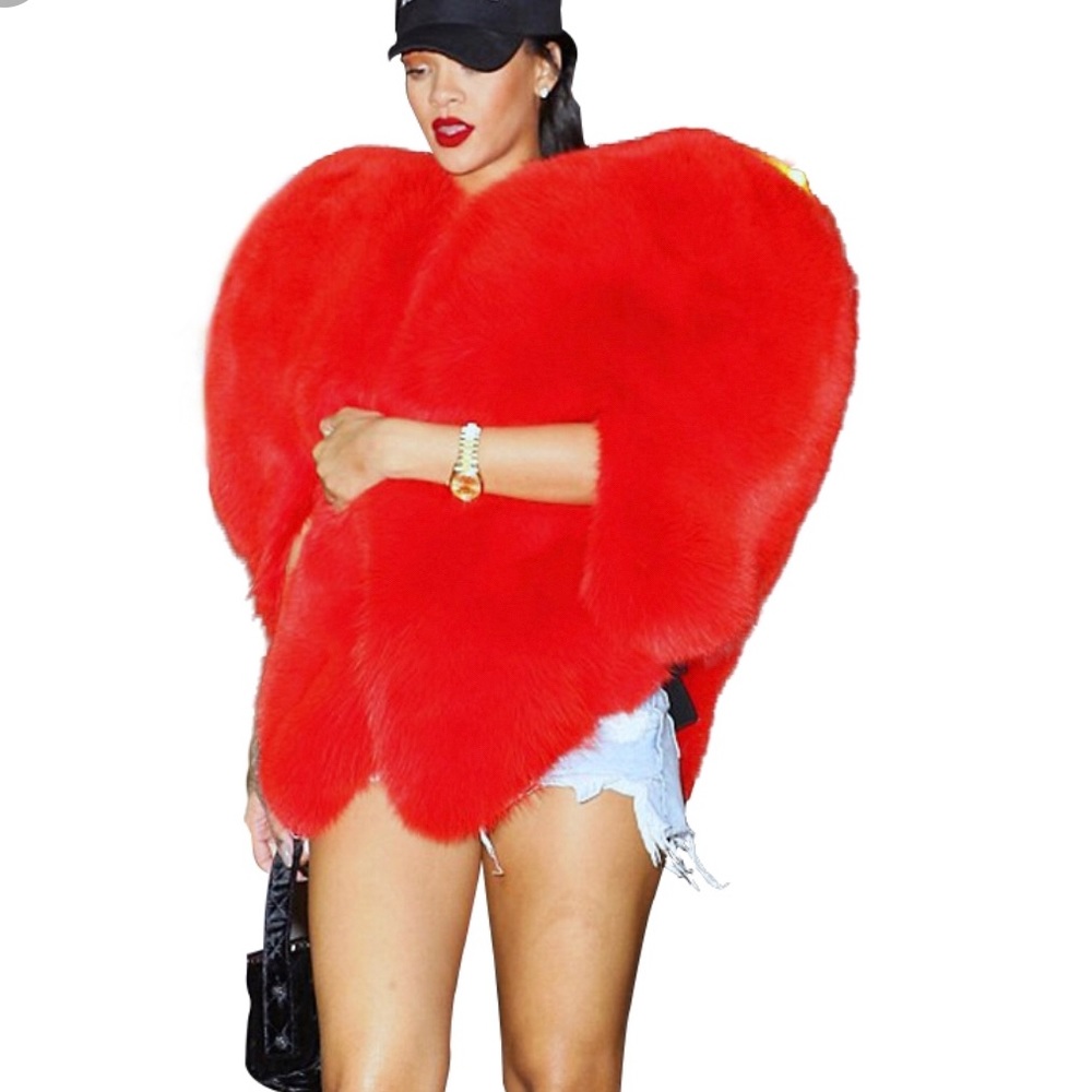 Heart shaped fur